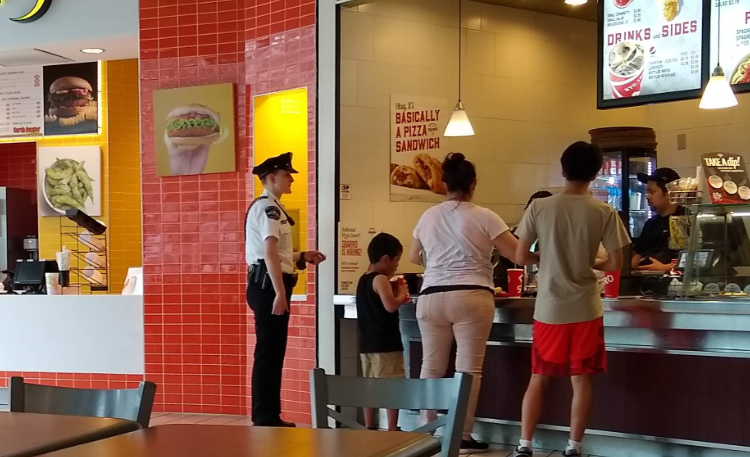 A Mall Security Officer